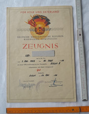 Alte orginale Urkunde Zeugnis