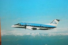 AK Airliner Postcard  Flugzeug KLM EXEL Emb. 120 Brasilia airline issue