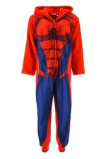 Marvel Spiderman Jumpsuit Kostüm Schlafanzug Kinder Onesie