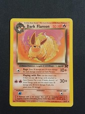 Pokémon  Karte • Dunkles Flamara • Team Rocket Set • Englisch • Vintage