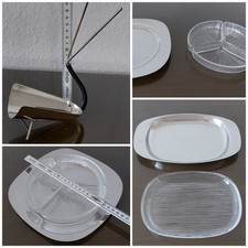 WMF Salzstangenhalter . Knabberschale Cromargan Glas / Design Kupetz . 1950er 