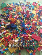 Lego Duplo Sammlung Konvolut Steine Tiere  Figuren mit Clown Fahrzeuge etc