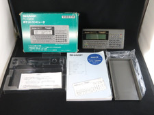 Getestet VINTAGE SHARP Pocket Computer Funktionsrechner PC-G830 Made in Japan 6