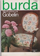 Burda Stielvoll Wohnen mit Gobelin Nr. 130 mit Abreisheft und Zählmuster