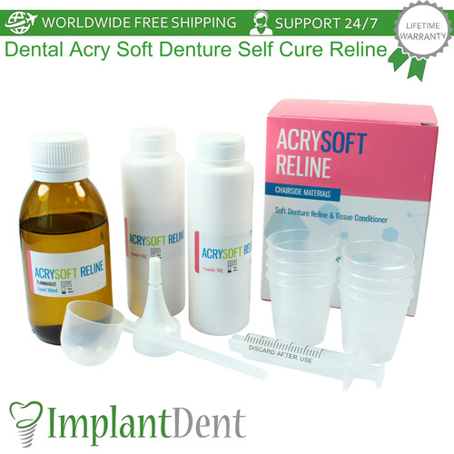 Soft reline denture - soft,