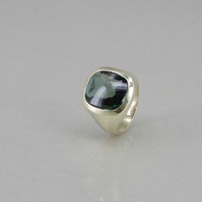 Ring in 585/14k Gelbgold mit Turmalin ca. 15 x 14 mm