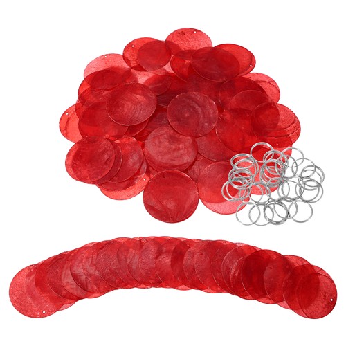 60pcs capiz muscheln 5cm - capiz-muscheln, 5cm/2"