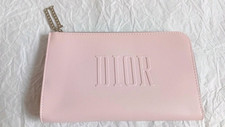 Dior Kosmetiktasche Clutch rosa Kunstleder Neu