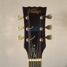 Vintage Lemon Drop V100 PGM E-Gitarre im Les Paul-Stil mit 2x Humbucker