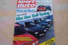3) Sport Auto 12/1988 - Opel Kadett E GSI 16V mit  - VW Golf II GTI Tuning-Spez