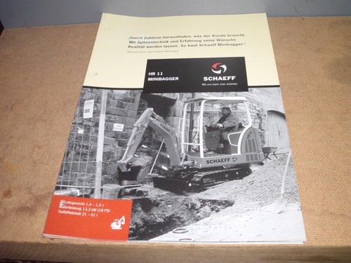 Schaeff minibagger 4 - hr, 11