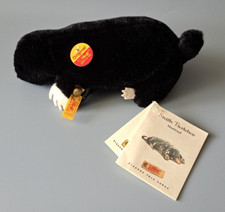 Steiff Maulwurf 070921 liegend K/F/S Anhänger 19cm