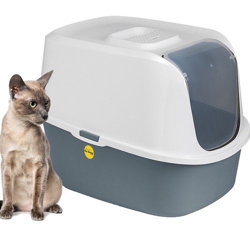 Katzentoilette mit kapuze - kapuze, box