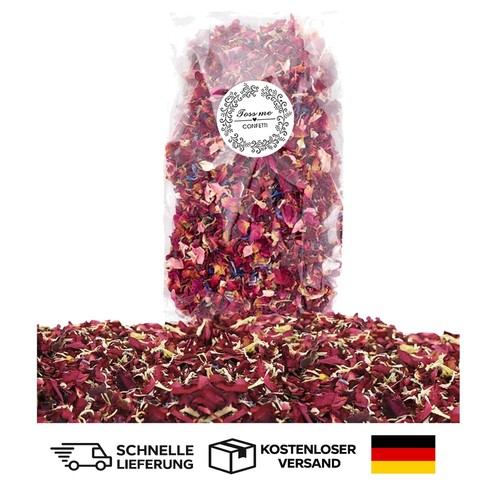 Wedding confetti rose petals - confetti,