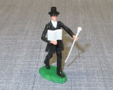 Gentleman  Bestatter  Elastolin,  Ideal für Plasty Britains und Timpo