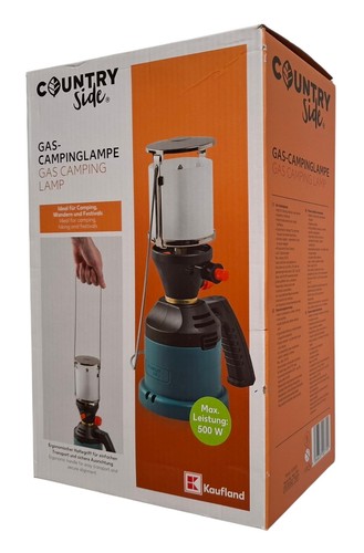 Gas campinglampe inkl 3 - gas,
