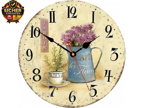 30cm wanduhr französisch - wanduhr,