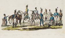 GULLINA (19.Jhd), Portugiesisches Militär des 19. Jahrhunderts, Aquatinta