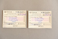 Fahrkarte 2x Bahn