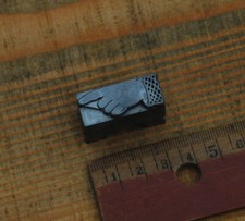 Zeigende Hand Druckstock Klischee Bleisatz Buchdruck Letterpress Druckerei .~.~.