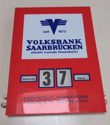 Ewiger kalender volksbank - kalender,