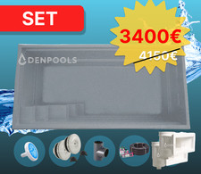 3400€ SET! bis 300km - Gratis! GFK  Schwimmbecken Pool 5.3x3.2x1.5m