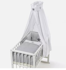 Schardt Himmelset für Wiege Wiegenset Stern grau