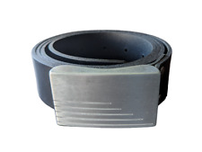 Ledergürtel 100% Echtleder schwarz 105 cm und 3,5 cm breit Bundweite 110