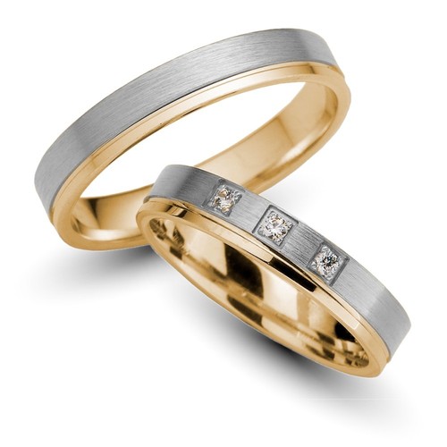 Paar trauringe 333 - paar, gold