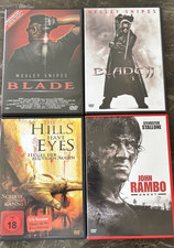 DVD Paket 4 Filme FSK18 Horror Action Konvolut Sammlungsauflösung