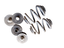 BMW 3er E46 Limousine Federn hinten links rechts Spiralfedern Kennung weiß