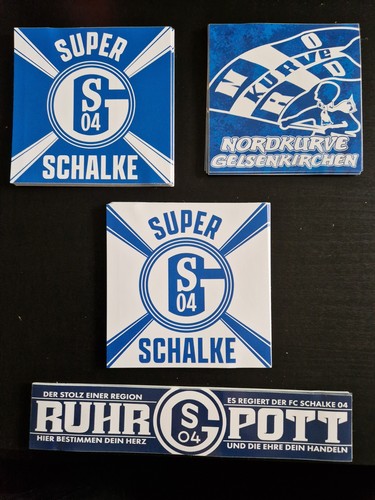 Schalke aufkleber stück - 04,