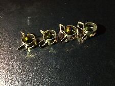 4 FEDERSCHELLEN STAHL GALVA HART "8MM" MOBS - SCOOTER - MOTORRÄDER - AUTOS.. 