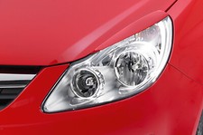 Scheinwerferblenden Böser Blick Tuning Set für Opel Corsa D SB132