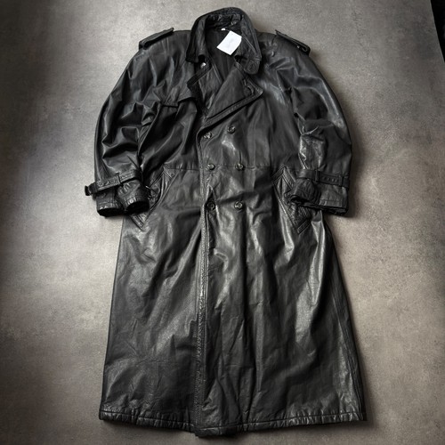 Vintage ledermantel kuhleder - ledermantel,