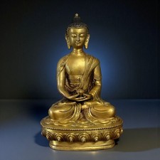 Bronze Buddha Figur in