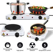 2500 W Kochplatte Elektroherd Kochfeld Campingkocher Innen- und Außenkochplatten