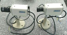 2 x Camera SIEMENS Alarmcom VCM300-230 Colour CCTV Part No 537735 AC230V Kamera