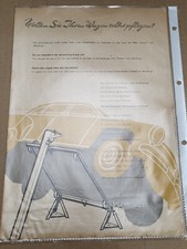 Prospekt VEB Schachtbau Nordhausen Hebevorrichtung IFA PKW Wartburg 311 - selten