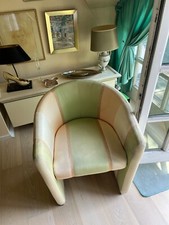 gestreifter Stoff Design Sessel gebraucht