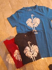 Engelbert Strauss T-Shirt Pullover Shirt Jungen blau grau rot 146/152