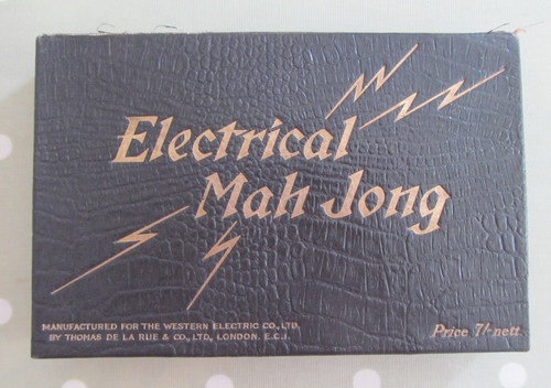 Antikes elektrisches mah jong - elektrisches,