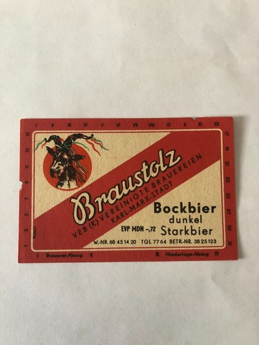 Bieretikett braustolz brauerei - bieretikett, braustolz-brauerei