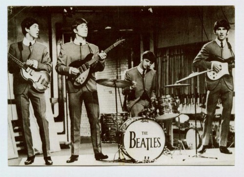 Beatles alte postkarte aus den - postkarte,