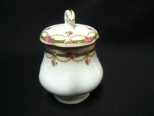 Zuckerdose Chastagner & Cie Limoges Louis XV Rosengirlande Goldrand