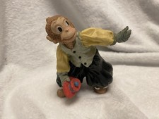 Schausteller Clown Affe Antik