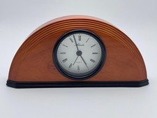 Kaminuhr Simsuhr Atlanta Quartz  Rundbogen Echtholz Top Zustand #4