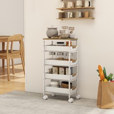 HOMCOM Rollwagen mit 5 Ebenen