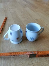 Kronester Bavaria Porzellan Tassen Bunt Geblümt