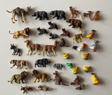Konvolut von 35 Tierfiguren PLAHO Elastolin DDR Spielzeug